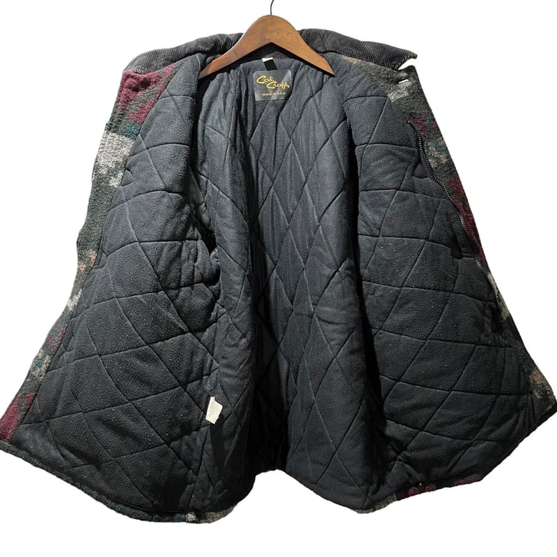 90's USA製 CAL CRAFT DUFFLE JACKET NATIVE PATTER