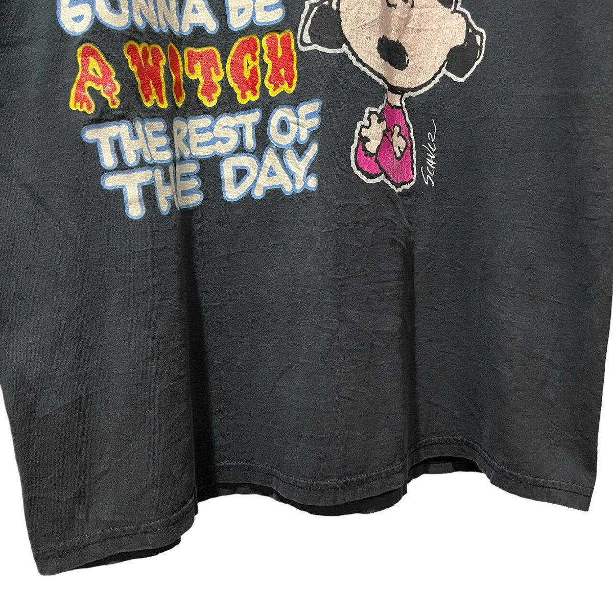 00's SNOOPY LUCY PRINTED T-SHIRT | OLD INN.