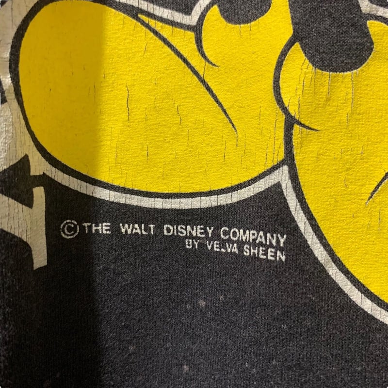 80-90's OLD VELVA SHEEN MICKEY MOUSE T-SHIRT |