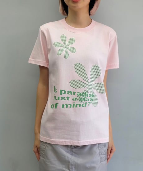 Labyrins   Dot Flower Tshirt    Pink