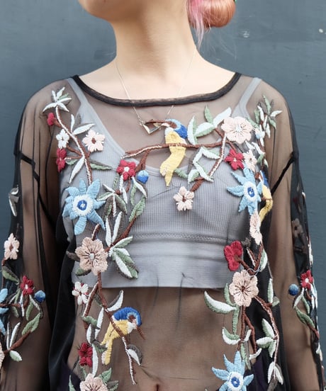 Vintage   See-through Tops