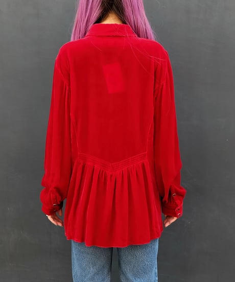 Vintage   Velours Shirt