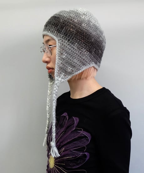 Labyrins   Knit Ear Flap Hat 1