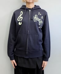 Labyrins   Melody Zip Hoodie Navy