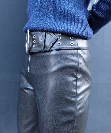 Vintage   Fake Leather Frea Pants