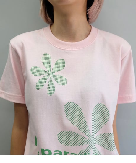 Labyrins   Dot Flower Tshirt    Pink