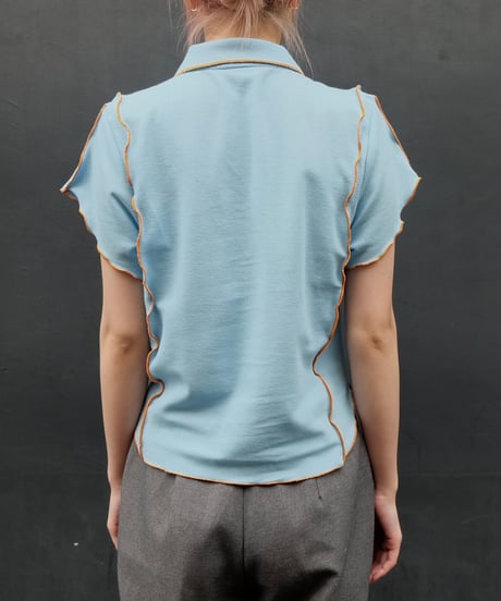 Frill line Poloshirt