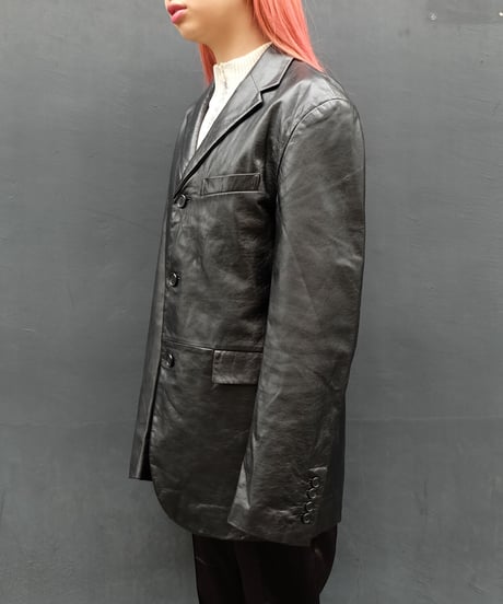 Vintage   Leather Tailored Jacket