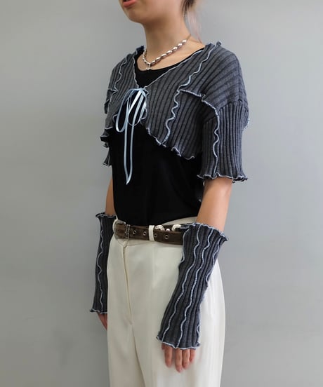 Remake Frill line Arm Tops