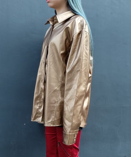 Vintage   Fake Leather Shirts