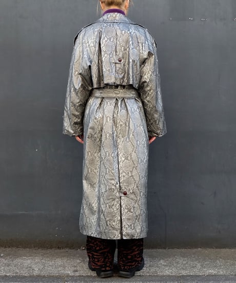 Vintage   Python Trench Coat