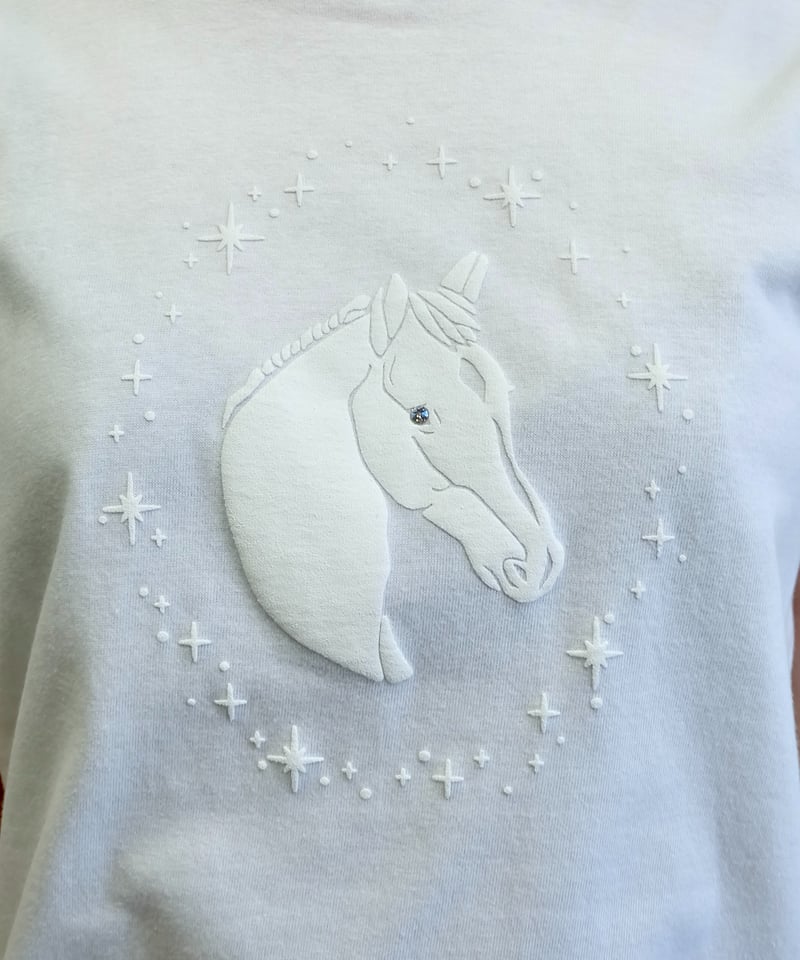 Labyrins Kirakira Horse Tshirt White | Shury
