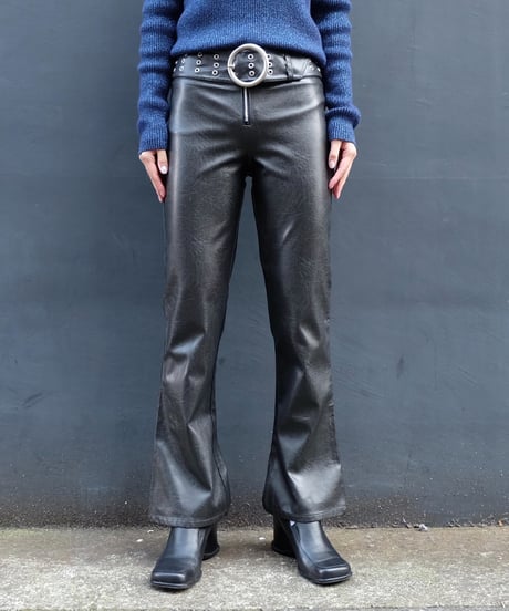 Vintage   Fake Leather Frea Pants