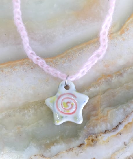 Labyrins x Sugascoop   Ceramic necklace 2