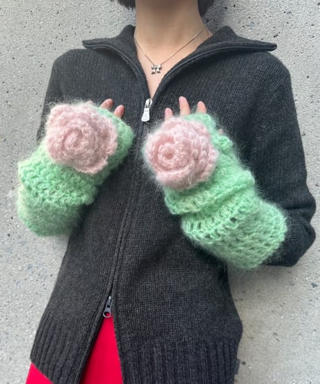 Labyrins   Mohair Armwarmer 3
