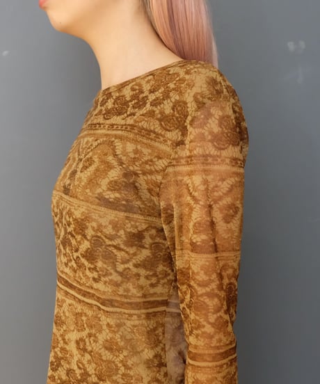 Vintage   See-through Tops