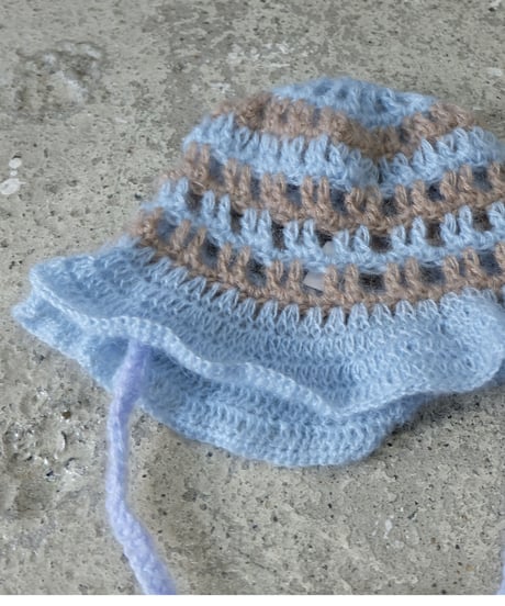 Labyrins   Mohair Knit Hat Himo