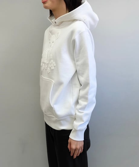 Labyrins   Bambi Hoodie White