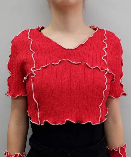 Remake Frill line Arm Tops