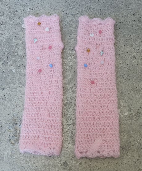 Labyrins Mohair Knit Glove