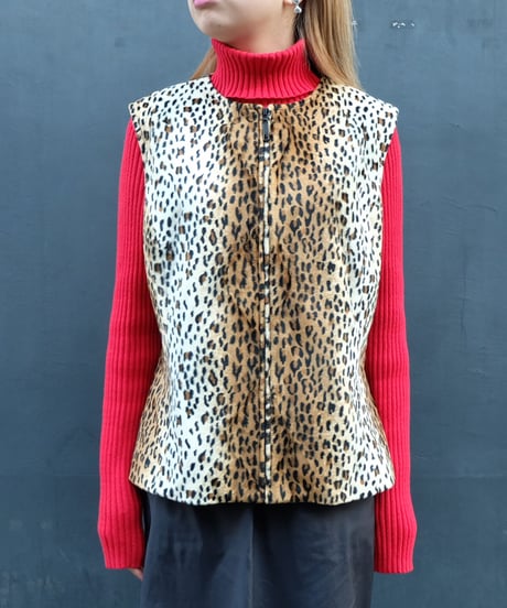Vintage   Leopard Vest