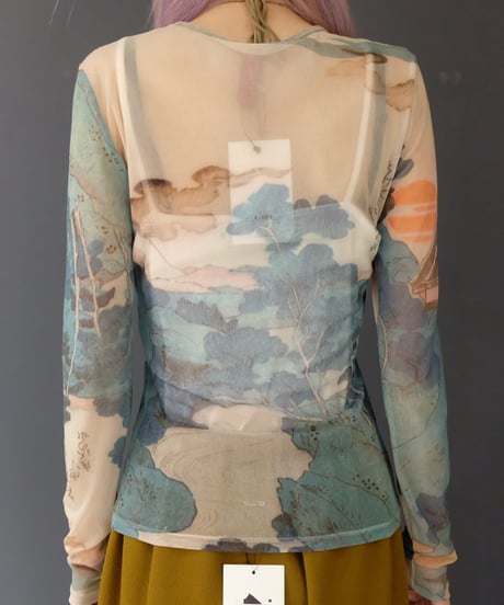 Vintage   See-through Tops
