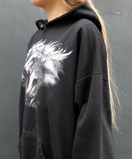 Vintage   馬 Hoodie