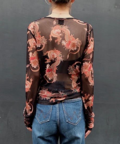 Vintage   See-through Tops