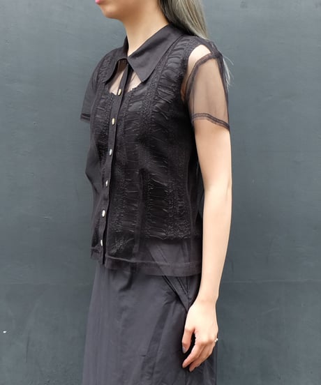 Vintage   See-through Shirt