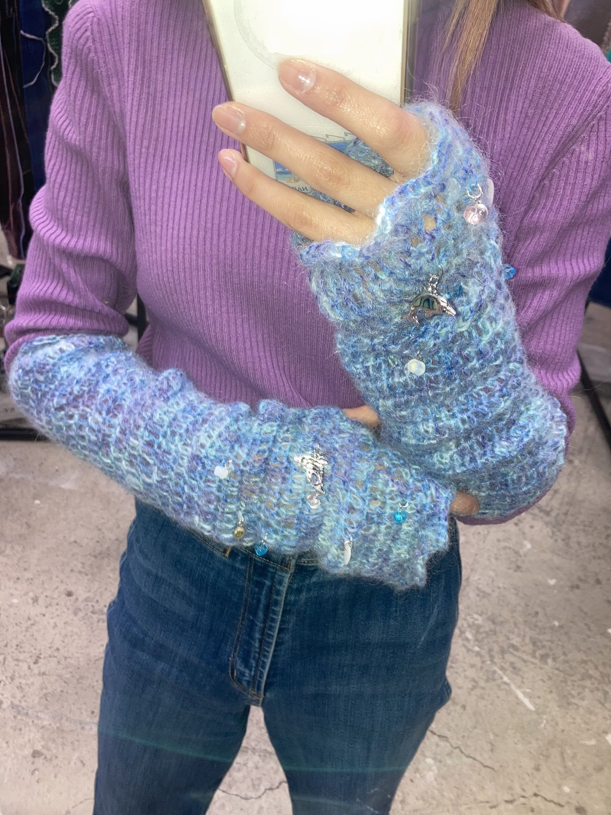 小物 Labyrins Shury Mohair Knit Glove Labyrins Mohair Knit Glove | Shury