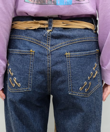 Vintage   Design Denim Pants