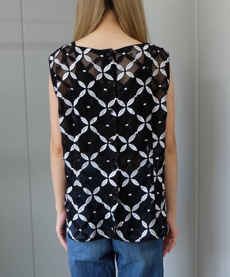 Vintage   see-through Tops