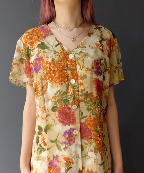 Vintage   Flower Onepiece