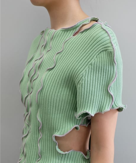 Remake   Frill line Tops