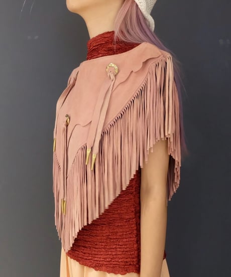Vintage   Fringe Cape