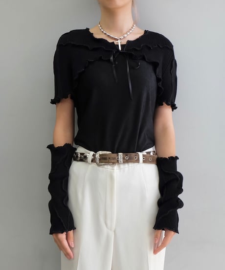 Remake Frill line Arm Tops