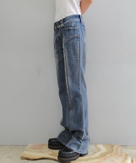 Vintage Design Flare Pants