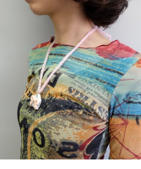 Labyrins x Sugascoop   Ceramic necklace 5