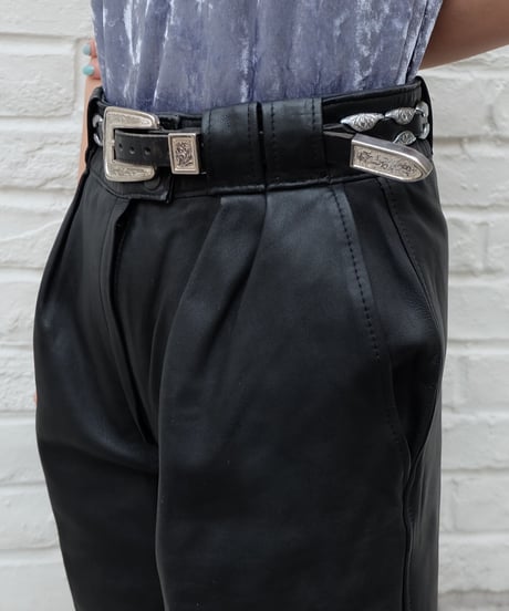 Vintage   Leather Short Pants