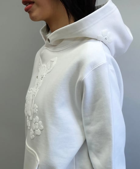Labyrins   Bambi Hoodie White