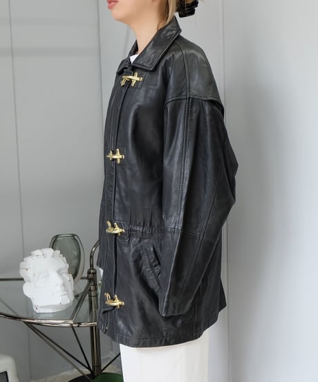 Vintage   Leather Fireman Jacket