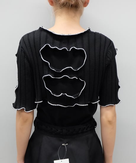 Remake Frill line Short Tops