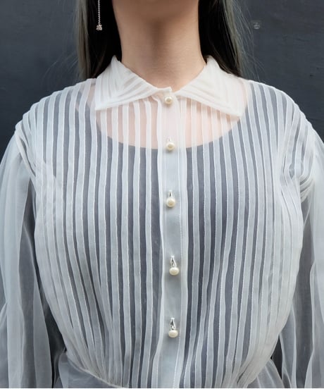 Vintage   See-through Shirt