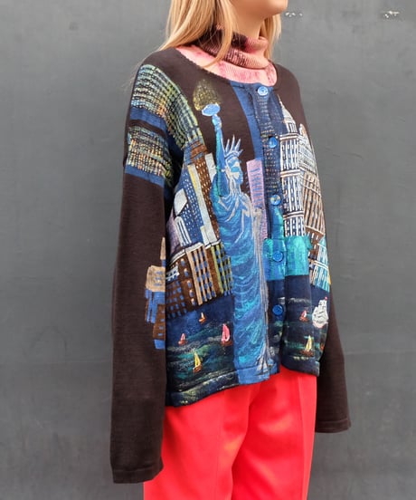 Vintage   paint cardigan