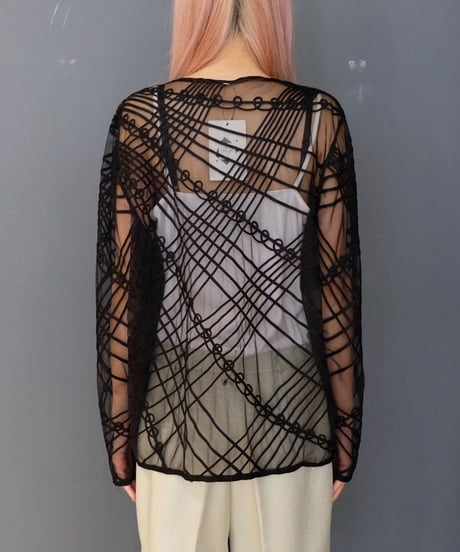 Vintage   See-through Tops