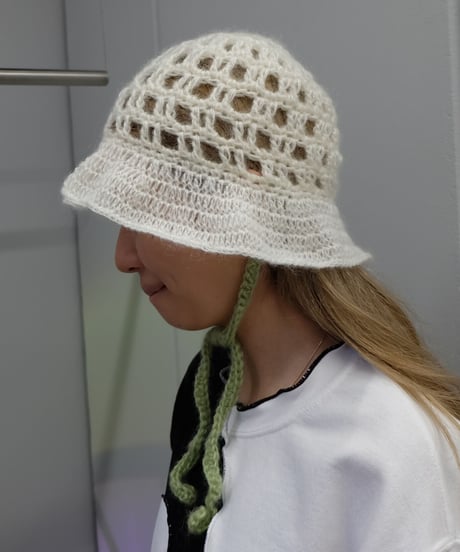 Labyrins   Mohair Knit Hat Himo