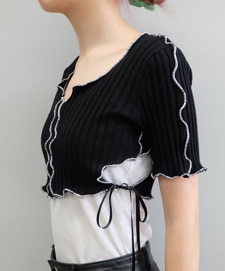 Remake Frilll line Tops