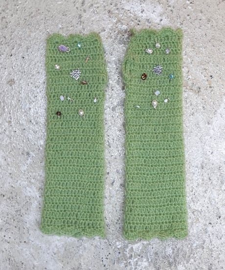 Labyrins Mohair Knit Glove 2