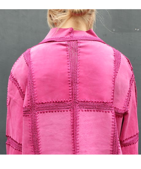 Vintage   Suède  Design Jacket