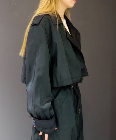 Vintage   Shiny Trench Coat